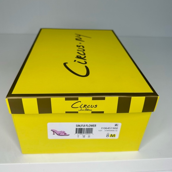 Circus Sam Edelman Sim Pink Square Toe Heel Sandal - Picture 15 of 15